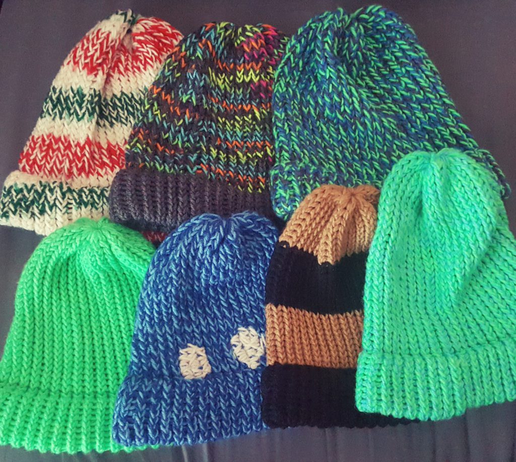 Hand Knit Hats (acrylic)